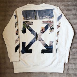 OFF-WHITE Diag Arrows Crewneck Authentic